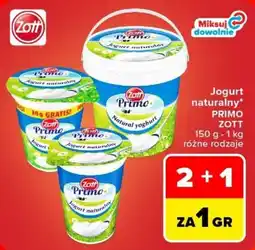 Carrefour Jogurt naturalny PRIMO ZOTT oferta