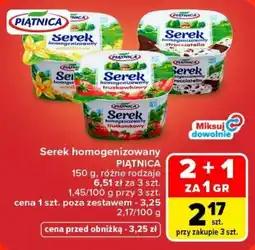 Carrefour Serek homogenizowany PIĄTNICA oferta