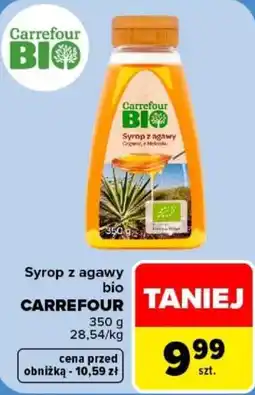 Carrefour Syrop z agawy bio CARREFOUR oferta