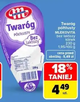 Carrefour Twaróg Półtłusty Bez Laktozy oferta
