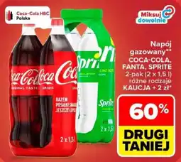 Carrefour Napój gazowany COCA-COLA, FANTA, SPRITE oferta