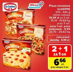 Carrefour Pizza mrożona GUSEPPE oferta