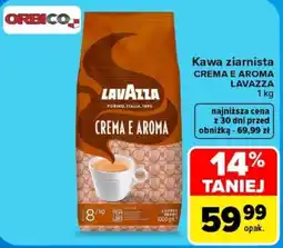 Carrefour Kawa ziarnista CREMA E AROMA LAVAZZA oferta