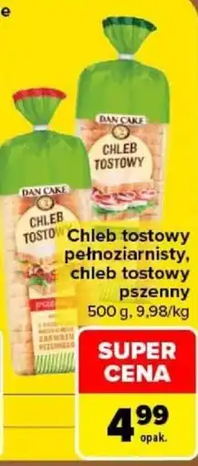 Carrefour Chleb Tostowy Dan Cake oferta