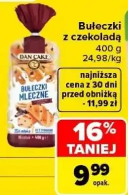 Carrefour Bułeczki z czekoladą DAN CAKE oferta