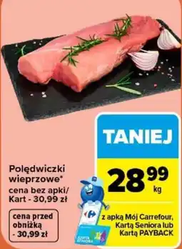 Carrefour Polędwiczki wieprzowe oferta