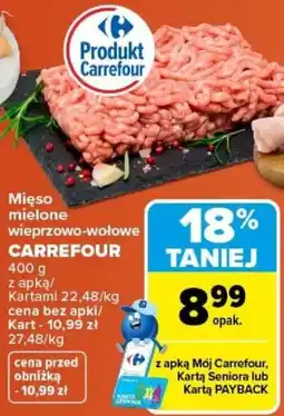 Carrefour Mięso mielone wieprzowo-wołowe CARREFOUR oferta