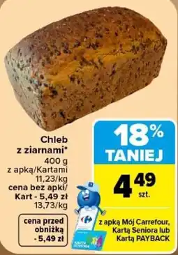 Carrefour Chleb z ziarnami* oferta