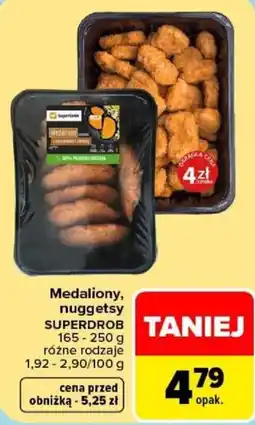 Carrefour Medaliony, nuggetsy SUPERDROB oferta
