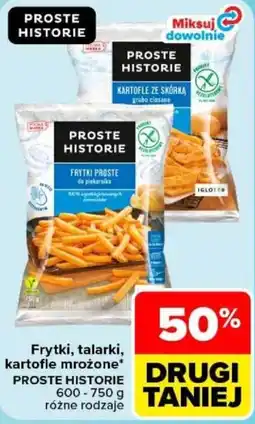 Carrefour Frytki talarki kartofle mrożone PROSTE HISTORIE oferta