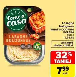 Carrefour Lasagne Bolognese oferta