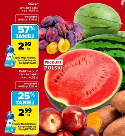 Carrefour Śliwki oferta