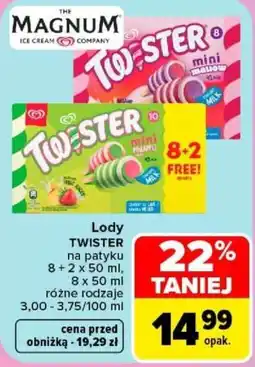Carrefour Lody TWISTER oferta