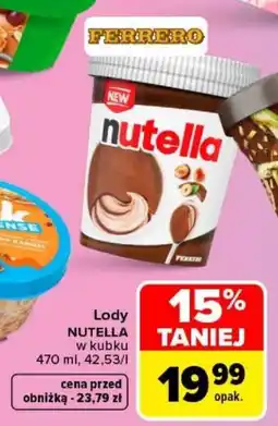 Carrefour Lody NUTELLA oferta