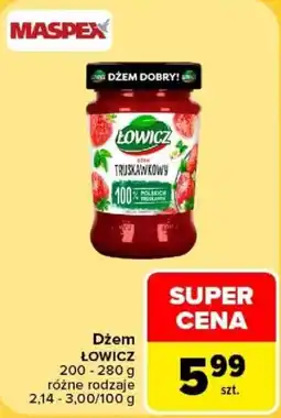 Carrefour Dżem Łowicz Truskawkowy oferta