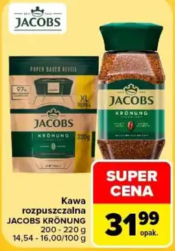 Carrefour Kawa rozpuszczalna JACOBS KRÖNUNG oferta