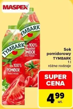 Carrefour Sok pomidorowy TYMBARK oferta