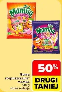Carrefour Guma rozpuszczalna* MAMBA oferta