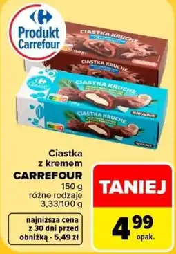 Carrefour Ciastka z kremem CARREFOUR oferta