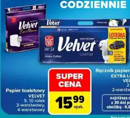 Carrefour Papier toaletowy VELVET oferta