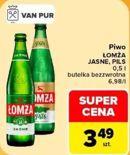 Carrefour Piwo Łomża Jasne, Pils oferta