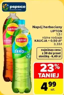 Carrefour Napój herbaciany LIPTON oferta
