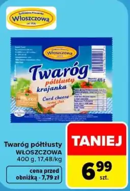 Carrefour Twaróg półtłusty krajanka oferta