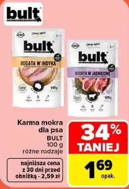 Carrefour Karma mokra dla psa BULT oferta