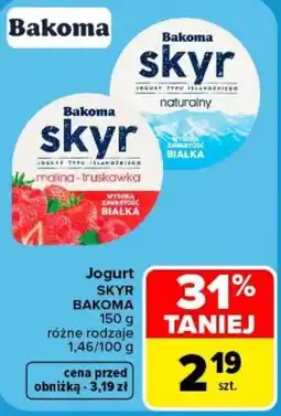 Carrefour Jogurt SKYR BAKOMA oferta