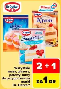 Carrefour Dr. Oetker Masa Śmietanowa Smietankowa oferta