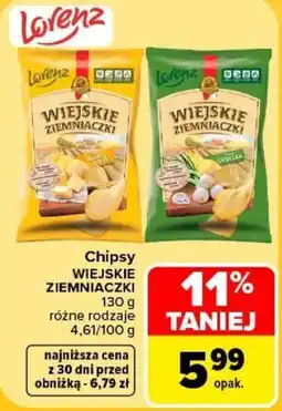 Carrefour Chipsy WIEJSKIE ZIEMNIACZKI oferta