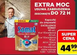 Carrefour Kapsułki do zmywarki Somat Excellence Premium oferta