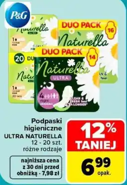 Carrefour Podpaski higieniczne ULTRA NATURELLA oferta