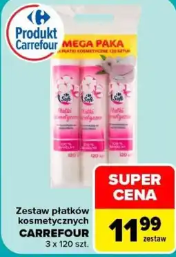 Carrefour Płatki kosmetyczne Soft oferta