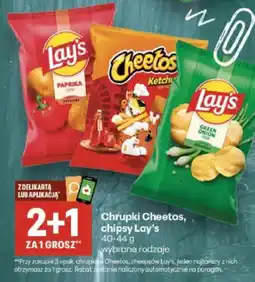 Delikatesy Centrum Chrupki Cheetos, chipsy Lay's oferta