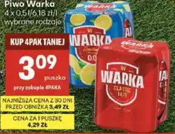 Delikatesy Centrum Piwo Warka oferta