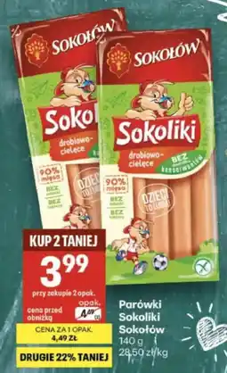 Delikatesy Centrum Parówki Sokoliki Sokołów oferta