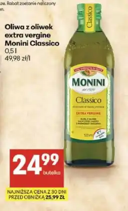 Delikatesy Centrum Oliwa z oliwek extra vergine Monini Classico oferta