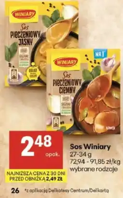 Delikatesy Centrum Sos Pieczeniowy Winiary oferta