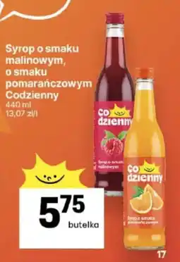 Delikatesy Centrum Syrop o smaku malinowym, o smaku pomarańczowym Codzienny oferta
