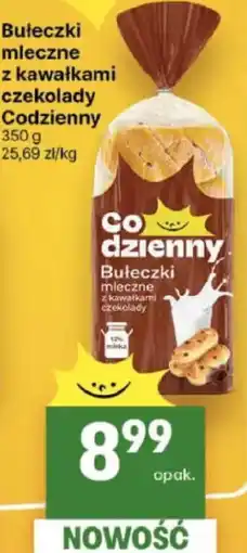 Delikatesy Centrum Codzienny Bułeczki mleczne z kawałkami czekolady oferta