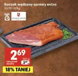 Delikatesy Centrum Boczek wędzony surowy extra Stanisławów oferta