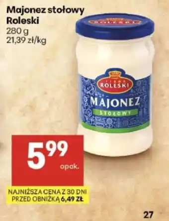 Majonez stołowy Róleski