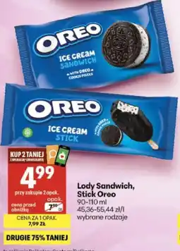 Delikatesy Centrum Lody Sandwich, Stick Oreo oferta