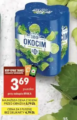 Delikatesy Centrum OKOCIM LIMONKA Z MIĘTĄ oferta