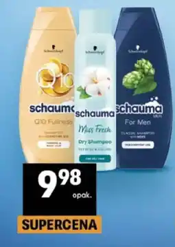 Delikatesy Centrum Schauma Q10 Fullness, Schauma Miss Fresh Dry Shampoo, Schauma Men Classic Shampoo oferta