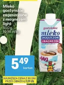 Delikatesy Centrum Mleko gostyńskie zagęszczone z magnezem light oferta