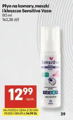 Delikatesy Centrum Płyn na komary, meszki i kleszcze Sensitive Vaco oferta