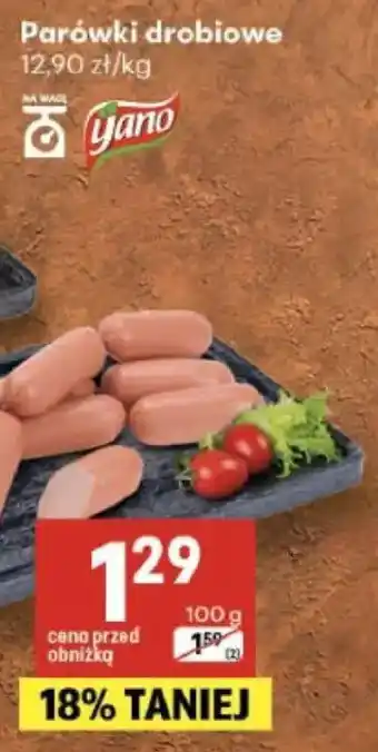 Delikatesy Centrum Parówki drobiowe Yano oferta