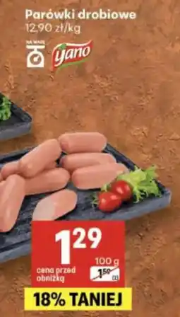 Delikatesy Centrum Parówki drobiowe yano oferta